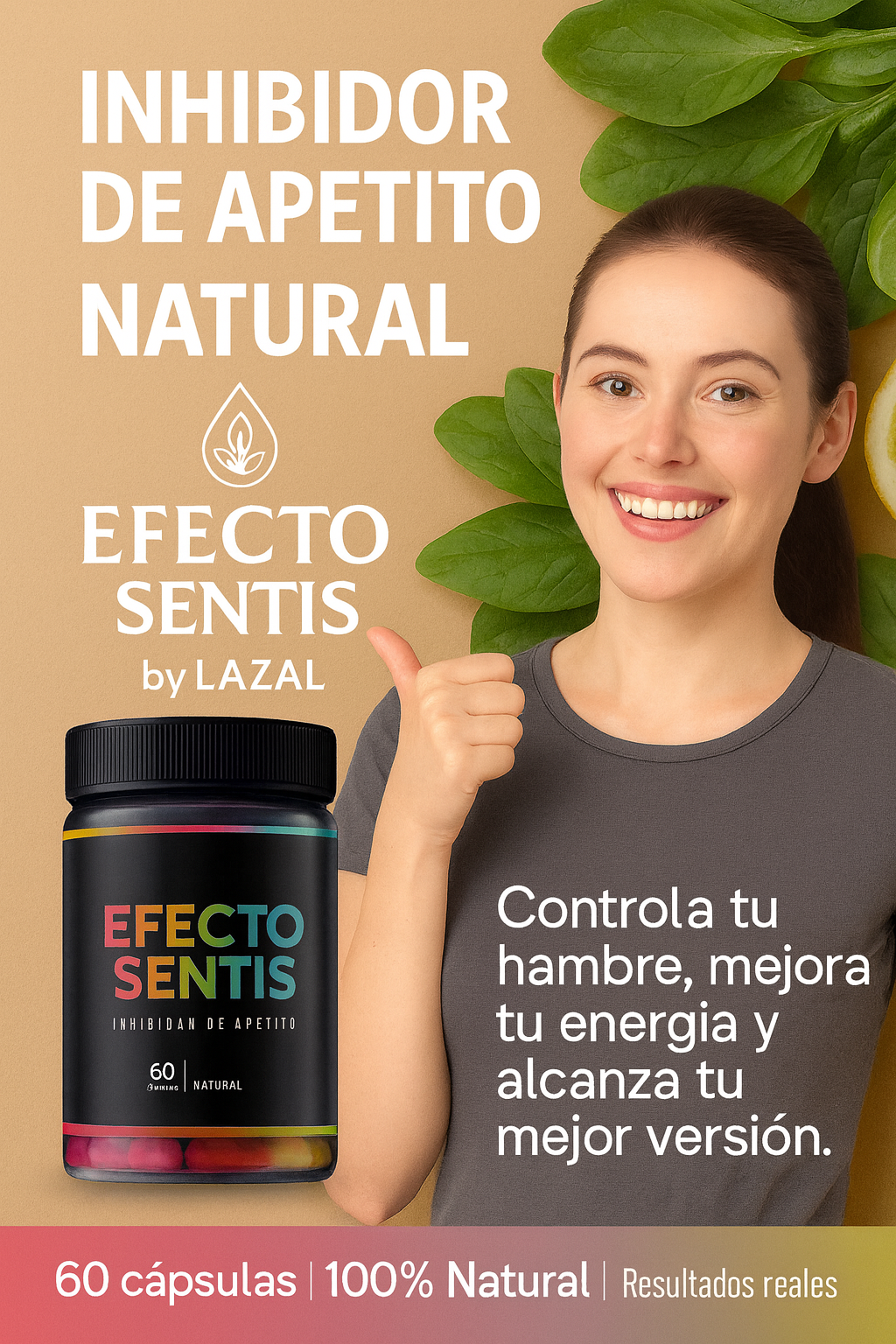 SENTIS Adelgazante Natural y Inhibidor de Apetito